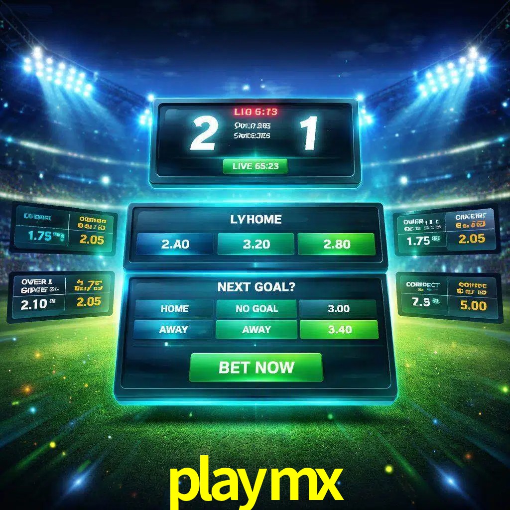 Vista de apuestas en vivo playmx durante un partido en curso