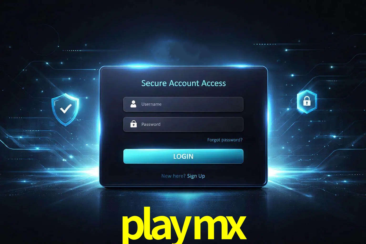 Pantalla de inicio de sesión de cuenta playmx para usuarios en México