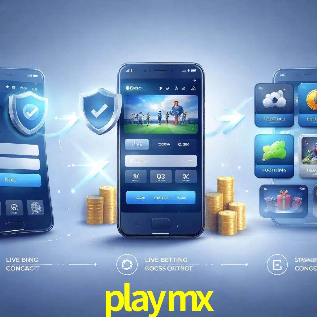 Pasos de acceso a la app playmx en pantalla de teléfono móvil