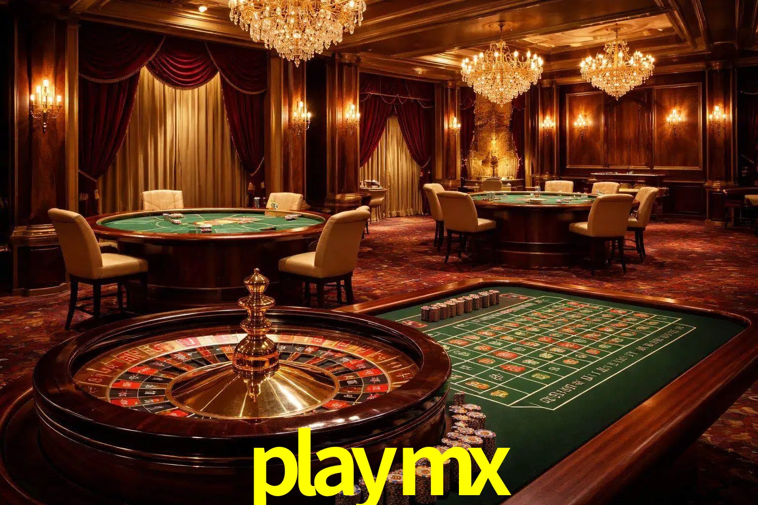 Una escena premium de mesa de casino en vivo con cartas, elementos de ruleta y un ambiente pulido de estudio de transmisión.